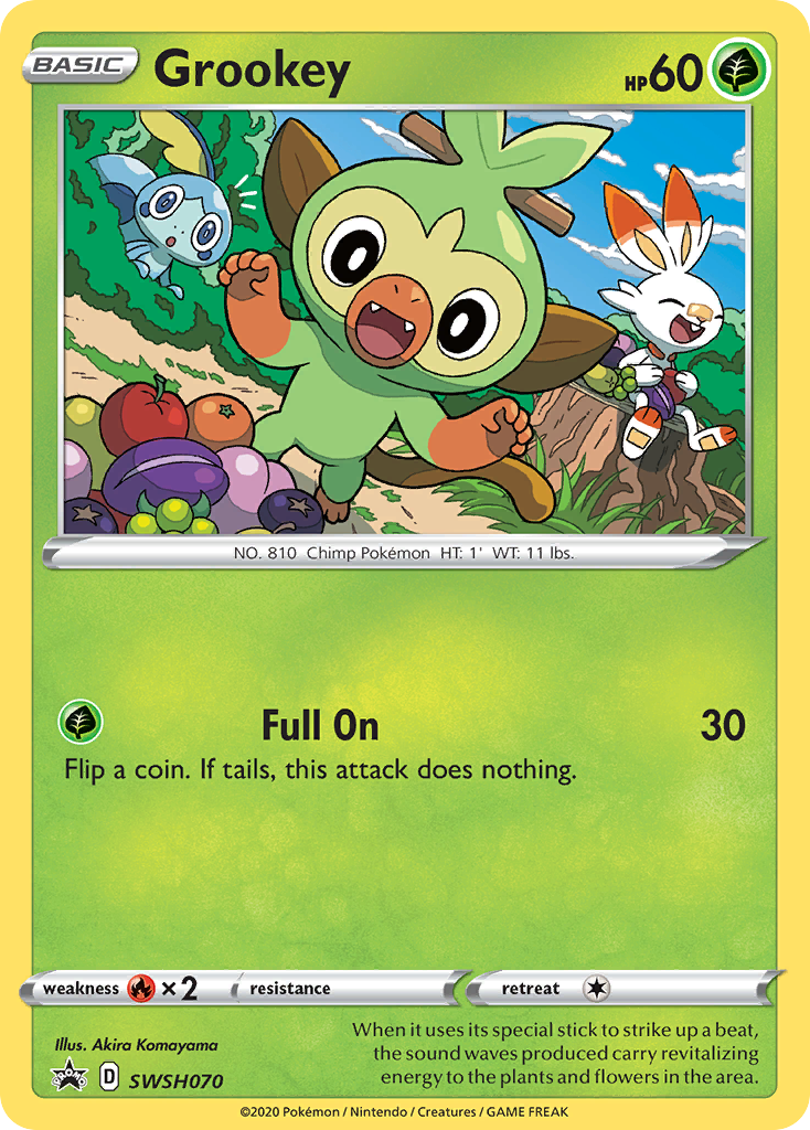 Grookey (SWSH070) [Sword & Shield: Black Star Promos] | Odin's Place