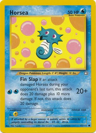 Horsea (62/111) [Neo Genesis Unlimited] | Odin's Place