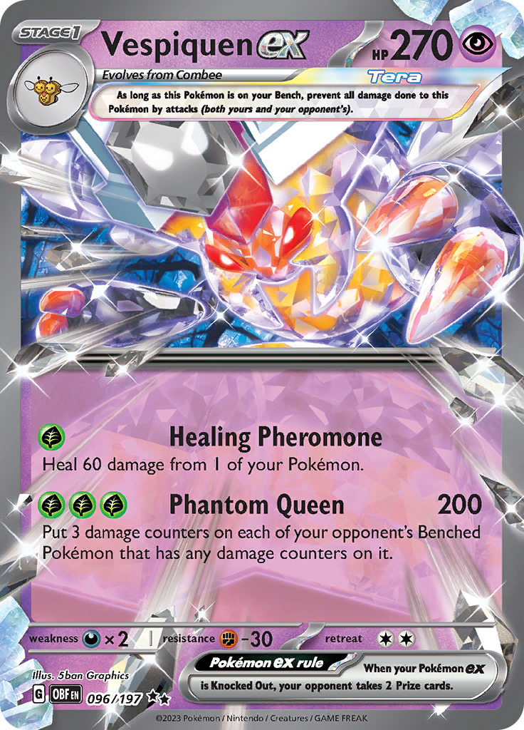 Vespiquen ex (096/197) [Scarlet & Violet: Obsidian Flames] | Odin's Place