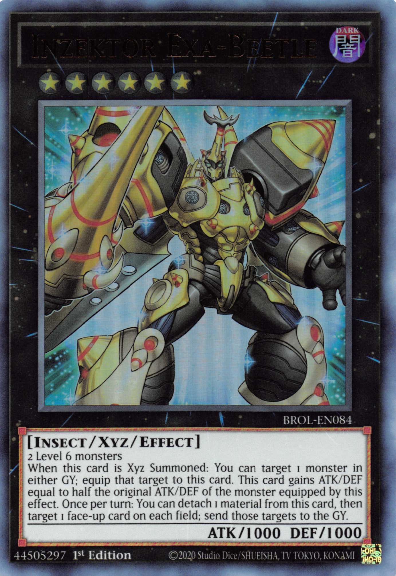 Inzektor Exa-Beetle [BROL-EN084] Ultra Rare | Odin's Place