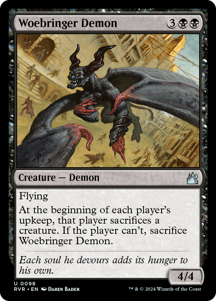 Woebringer Demon [Ravnica Remastered] | Odin's Place