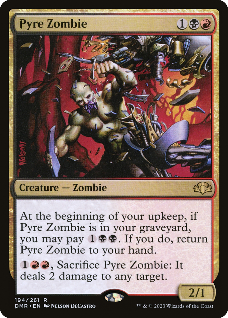 Pyre Zombie [Dominaria Remastered] | Odin's Place