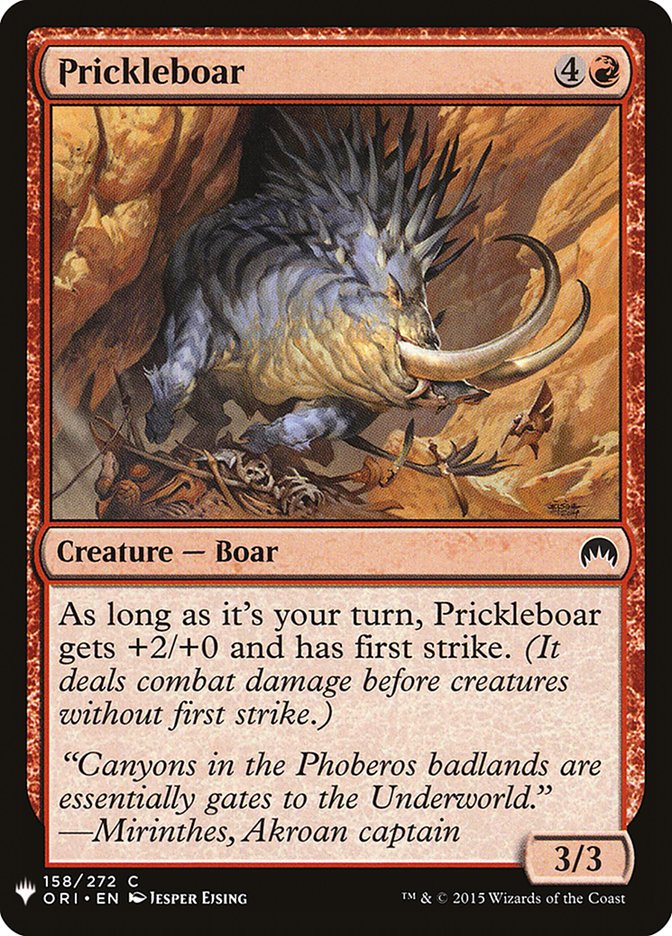 Prickleboar [Mystery Booster] | Odin's Place
