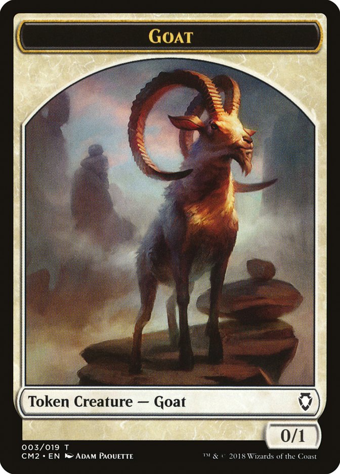 Goat Token (3) [Commander Anthology Volume II Tokens] | Odin's Place