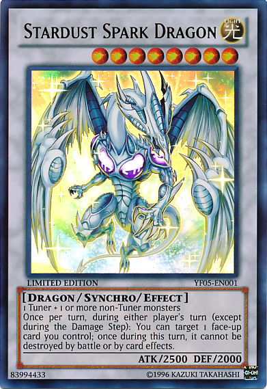 Stardust Spark Dragon [YF05-EN001] Ultra Rare | Odin's Place