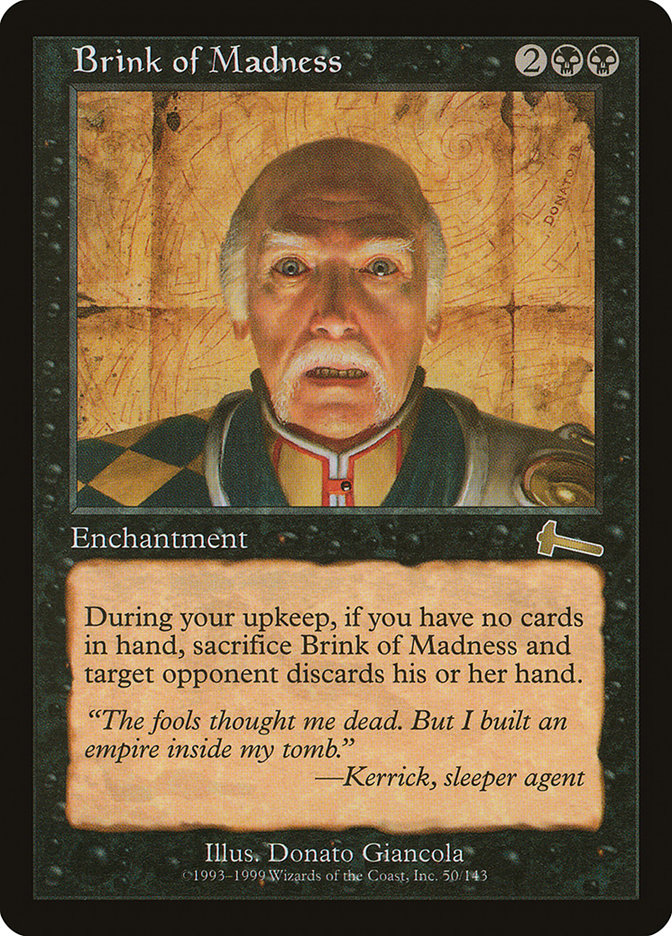 Brink of Madness (50) [Urza's Legacy] | Odin's Place
