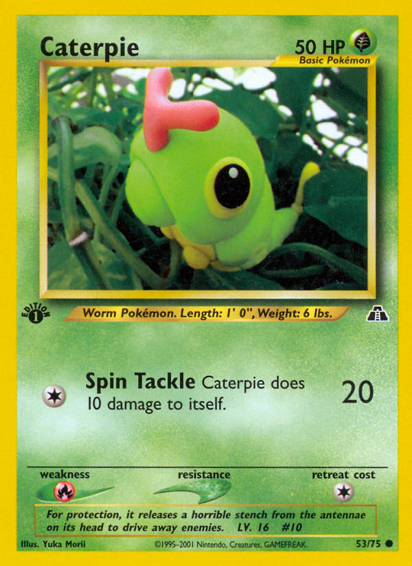 Caterpie (53/75) [Neo Discovery 1st Edition] | Odin's Place
