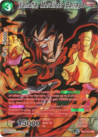 Yamcha, Merciless Barrage (SPR) (BT10-008) [Rise of the Unison Warrior 2nd Edition] | Odin's Place