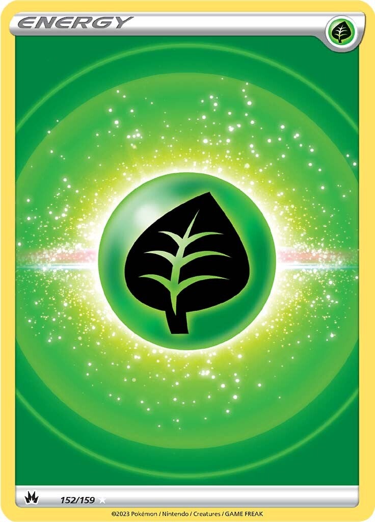 Grass Energy (152/159) (Texture Full Art) [Sword & Shield: Crown Zenith] | Odin's Place