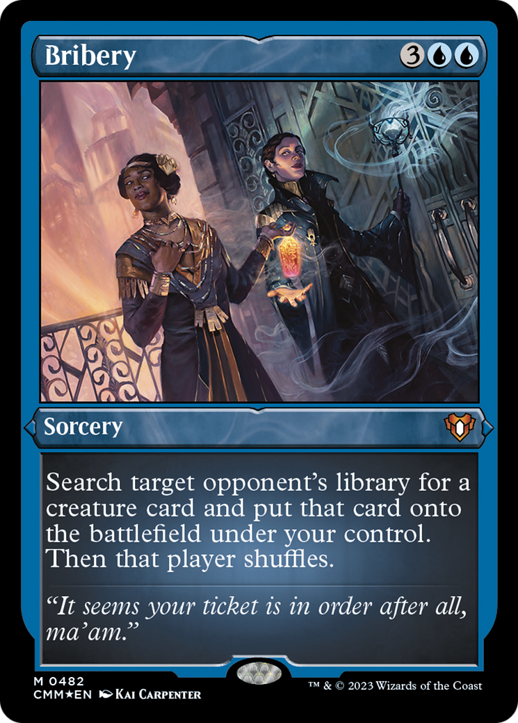 Bribery (Foil Etched) [Commander Masters] | Odin's Place