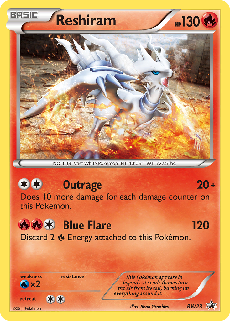 Reshiram (BW23) [Black & White: Black Star Promos] | Odin's Place