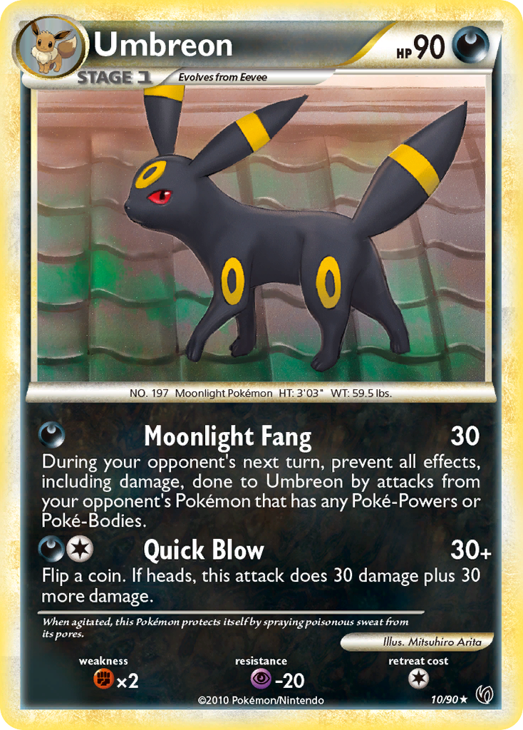 Umbreon (10/90) [HeartGold & SoulSilver: Undaunted] | Odin's Place