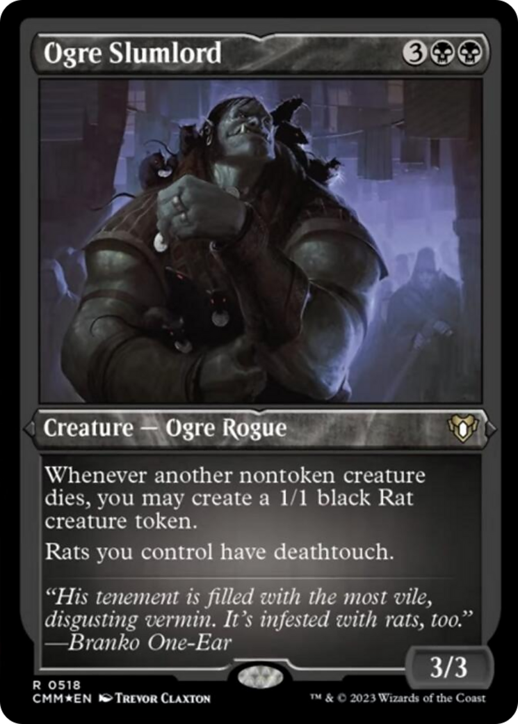 Ogre Slumlord (Foil Etched) [Commander Masters] | Odin's Place