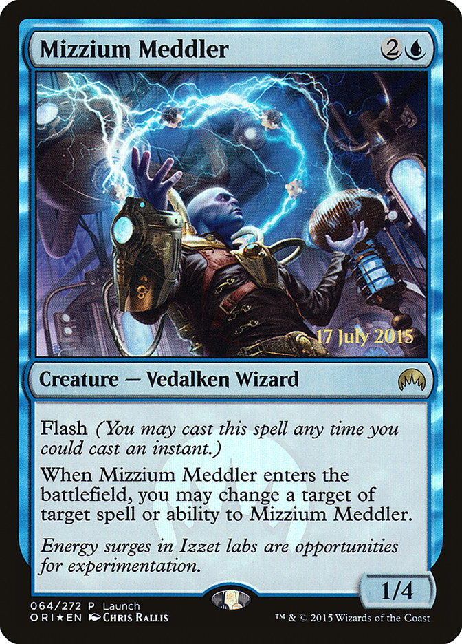 Mizzium Meddler (64) (Launch) [Magic Origins Promos] | Odin's Place