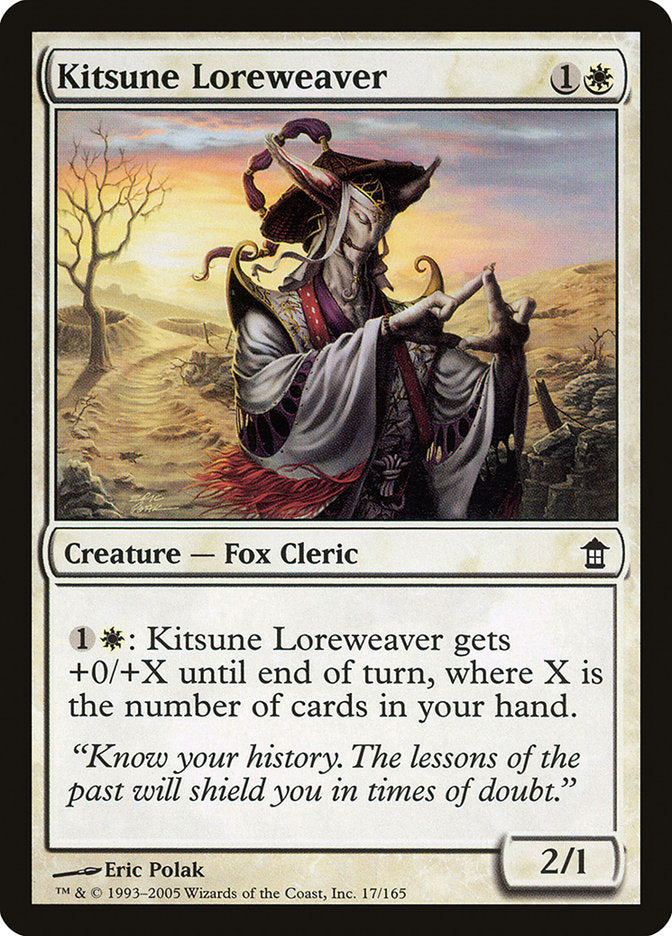 Kitsune Loreweaver (17) [Saviors of Kamigawa] | Odin's Place