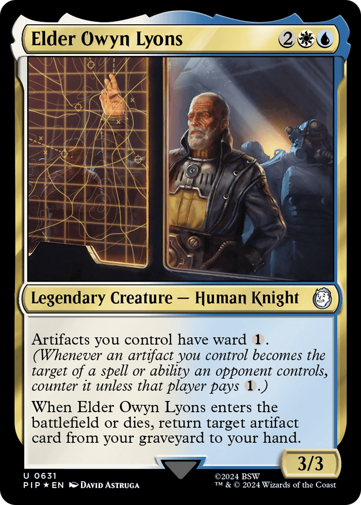 Elder Owyn Lyons (Surge Foil) [Fallout] | Odin's Place
