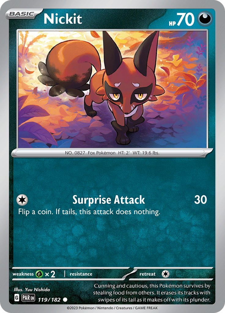 Nickit (119/182) [Scarlet & Violet: Paradox Rift] | Odin's Place