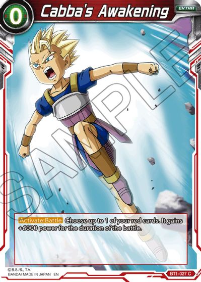 Cabba's Awakening (Reprint) (BT1-027) [Battle Evolution Booster] | Odin's Place