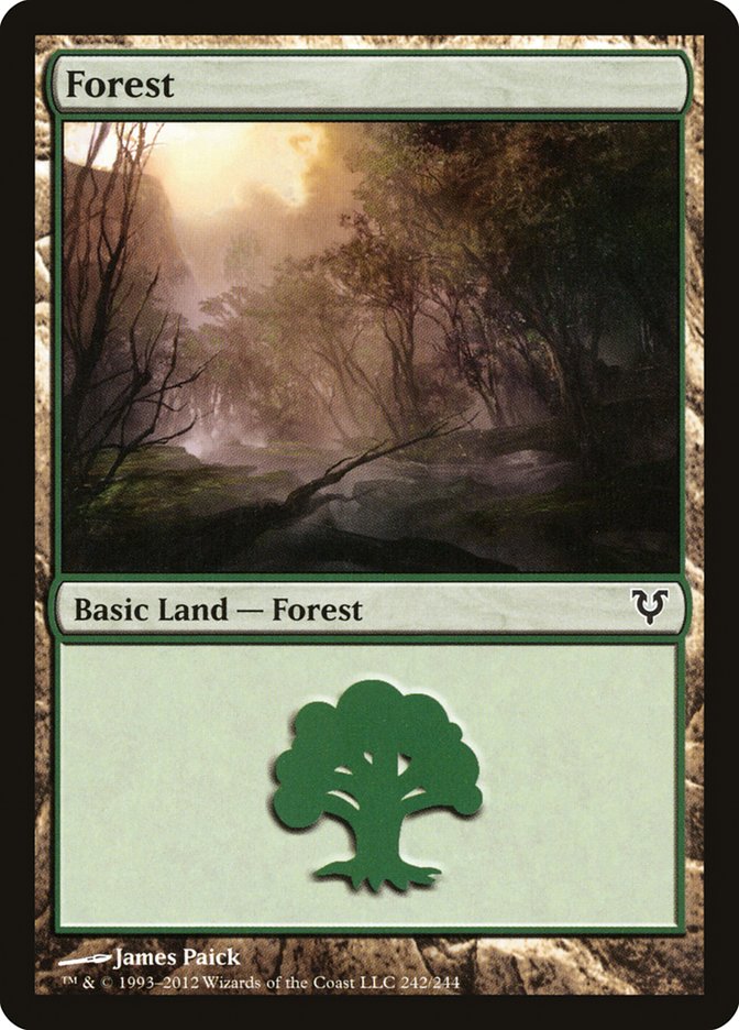 Forest (242) [Avacyn Restored] | Odin's Place