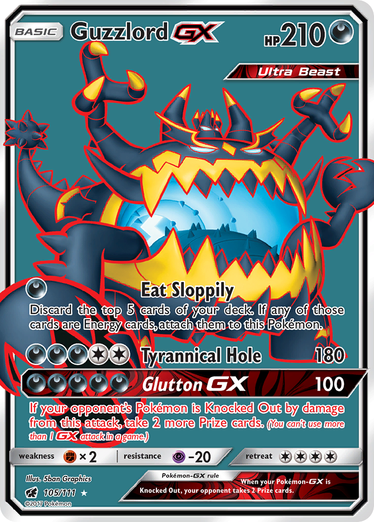 Guzzlord GX (105/111) [Sun & Moon: Crimson Invasion] | Odin's Place