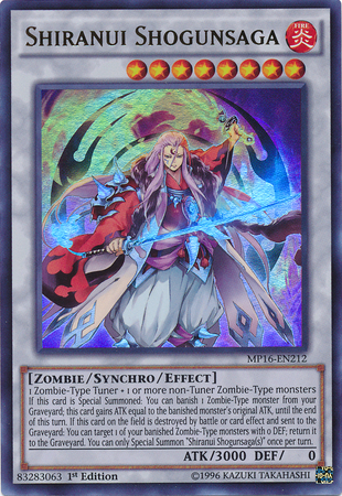 Shiranui Shogunsaga [MP16-EN212] Ultra Rare | Odin's Place