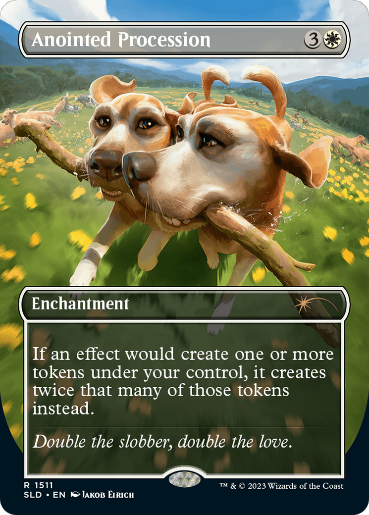 Anointed Procession // Anointed Procession [Secret Lair Commander Deck: Raining Cats and Dogs] | Odin's Place