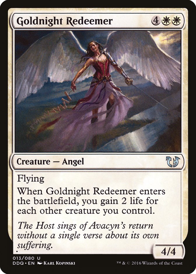Goldnight Redeemer (13) [Duel Decks: Blessed vs. Cursed] | Odin's Place
