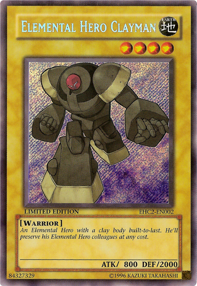 Elemental Hero Clayman [EHC2-EN002] Secret Rare | Odin's Place