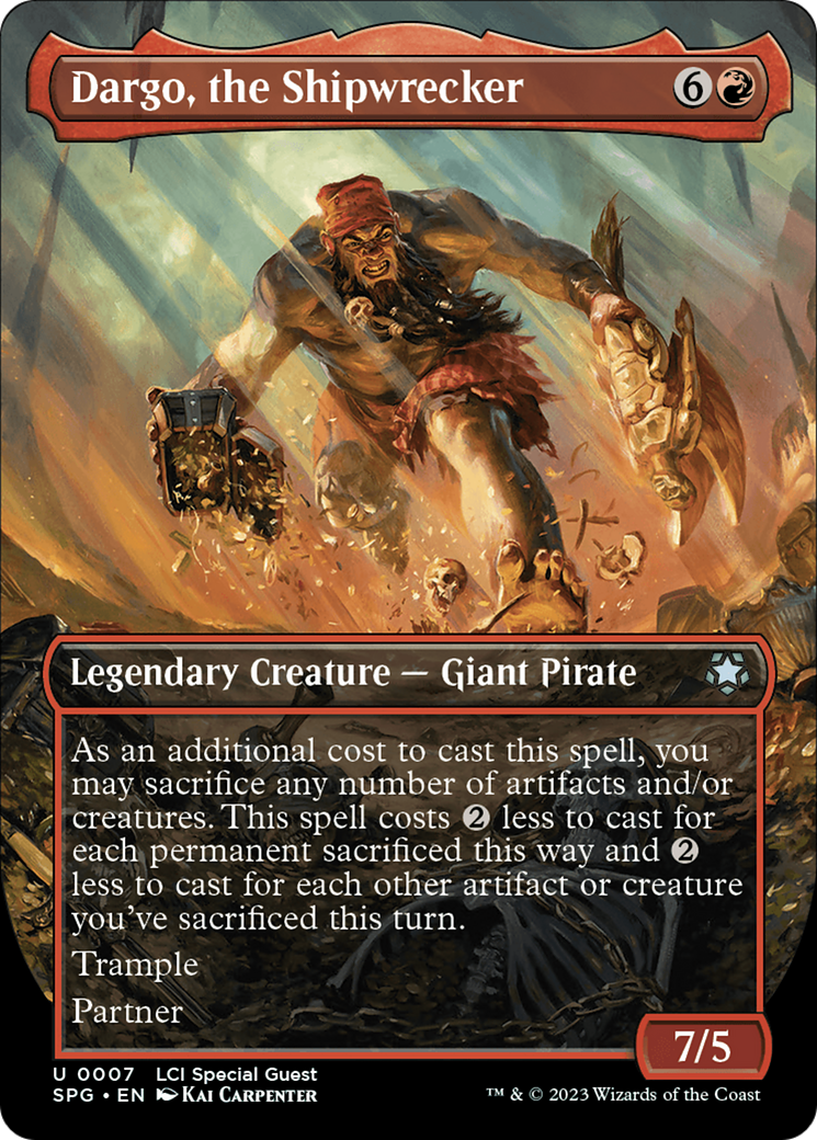 Dargo, the Shipwrecker (Borderless) [The Lost Caverns of Ixalan Special Guests] | Odin's Place