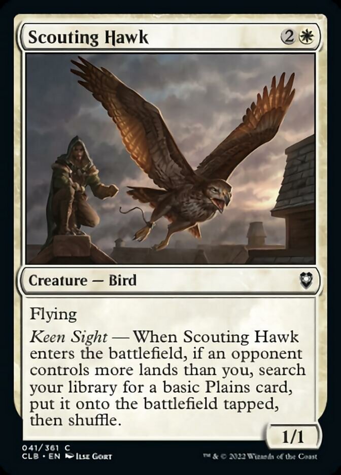 Scouting Hawk [Commander Legends: Battle for Baldur's Gate] | Odin's Place