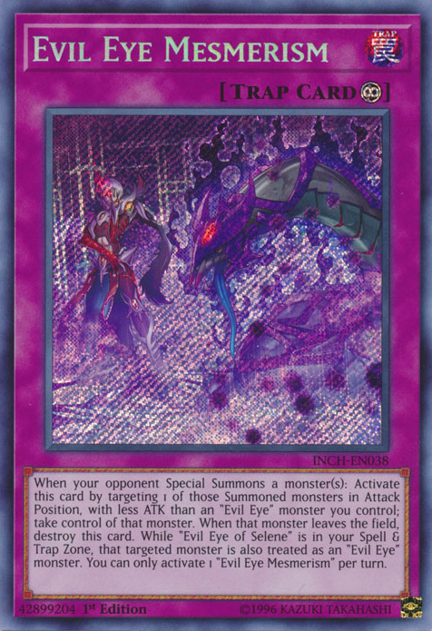 Evil Eye Mesmerism [INCH-EN038] Secret Rare | Odin's Place