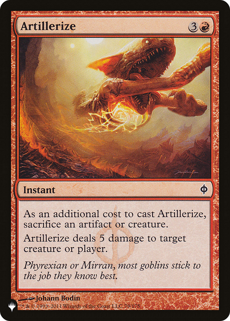Artillerize [The List] | Odin's Place