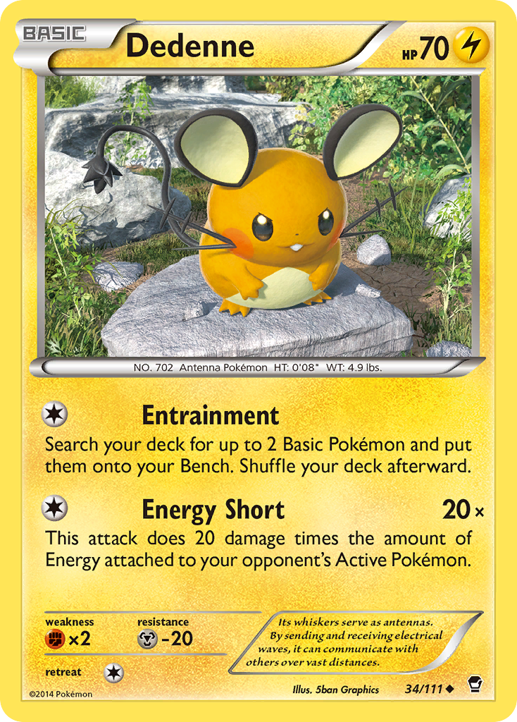 Dedenne (34/111) [XY: Furious Fists] | Odin's Place