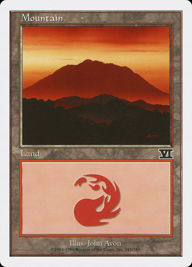 Mountain (343) [Classic Sixth Edition] | Odin's Place