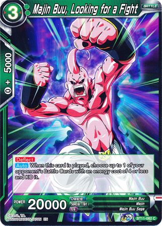 Majin Buu, Looking for a Fight (BT11-082) [Vermilion Bloodline] | Odin's Place