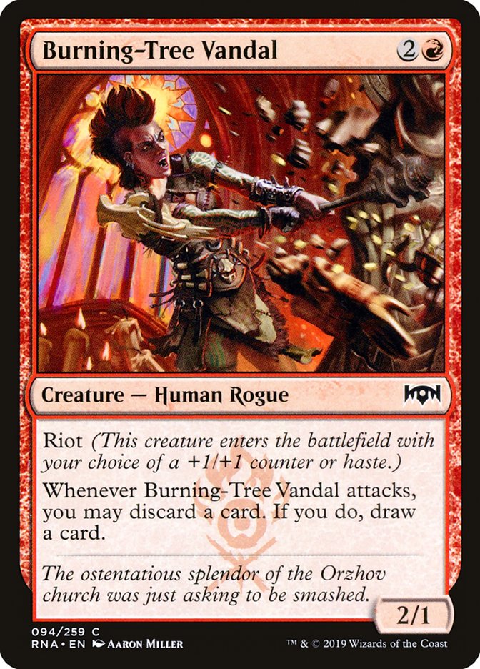 Burning-Tree Vandal (94) [Ravnica Allegiance] | Odin's Place