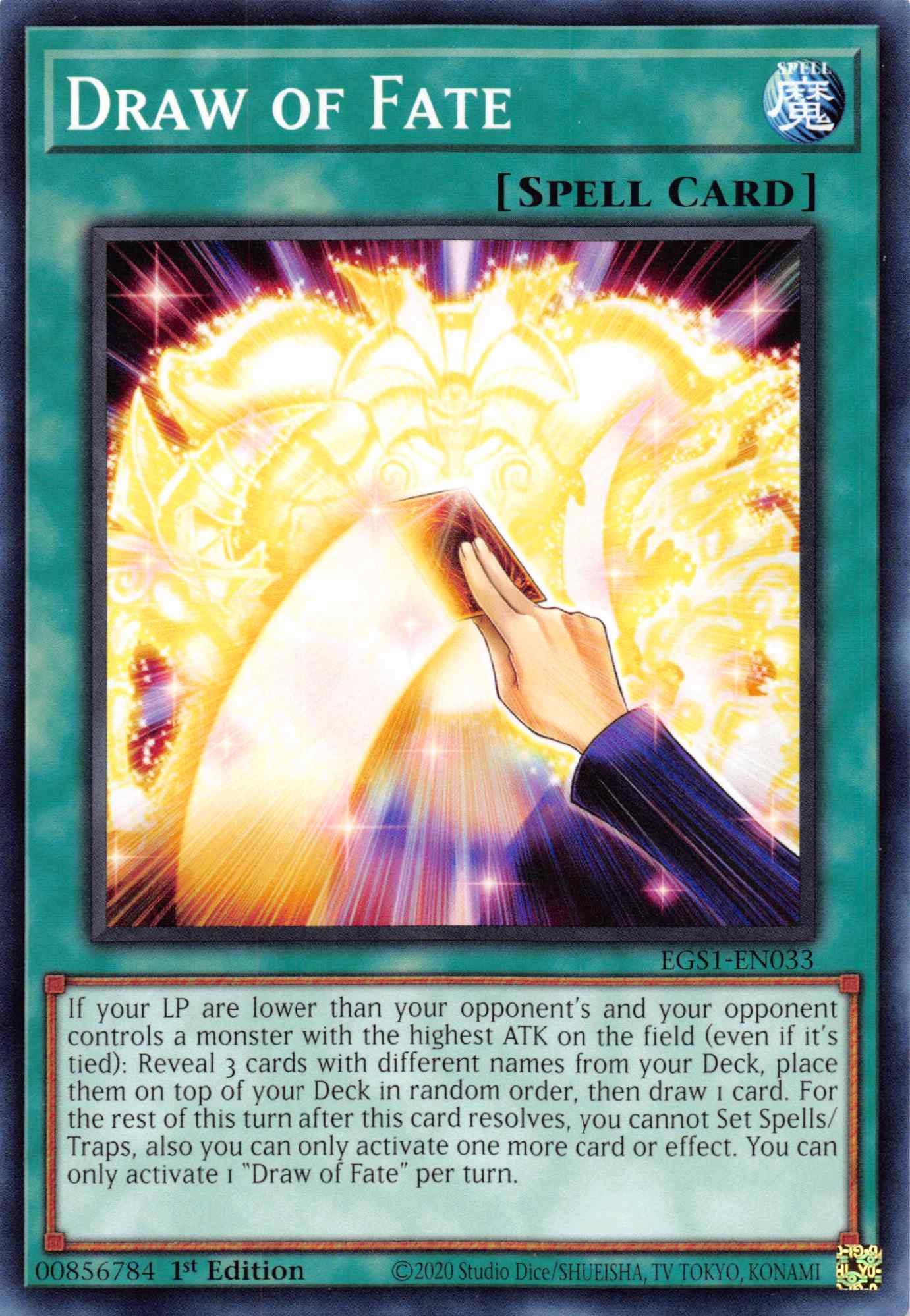 Draw of Fate [EGS1-EN033] Common | Odin's Place