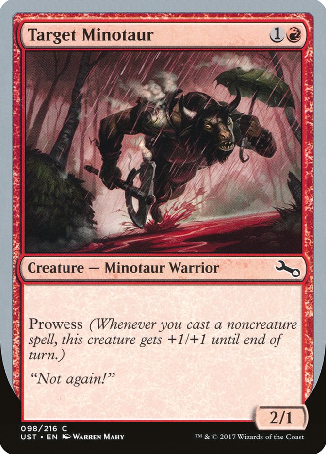 Target Minotaur (98) (Rain Art) [Unstable] | Odin's Place