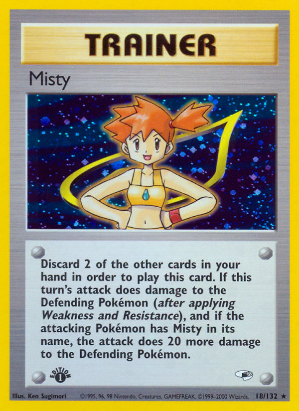 Misty (18/132) [Gym Heroes 1st Edition] | Odin's Place