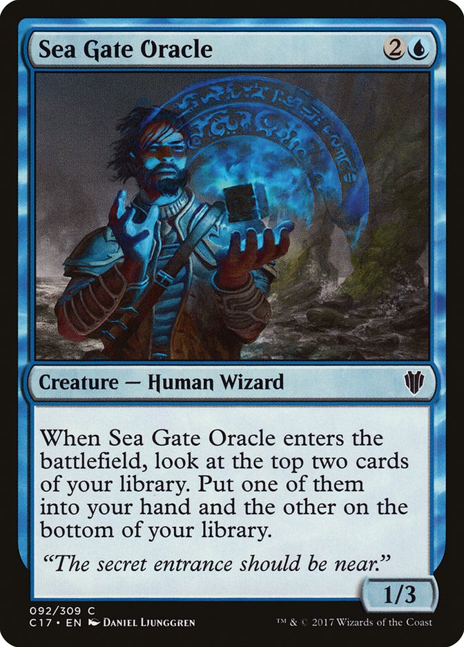 Sea Gate Oracle (92) [Commander 2017] | Odin's Place