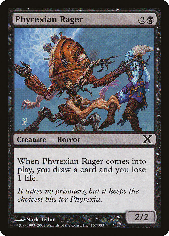 Phyrexian Rager (167) [Tenth Edition] | Odin's Place