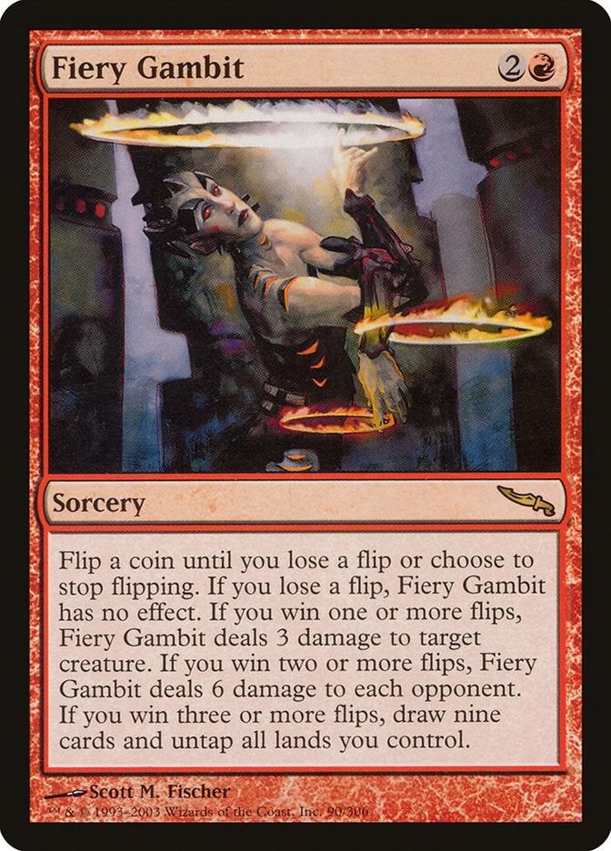 Fiery Gambit (90) [Mirrodin] | Odin's Place