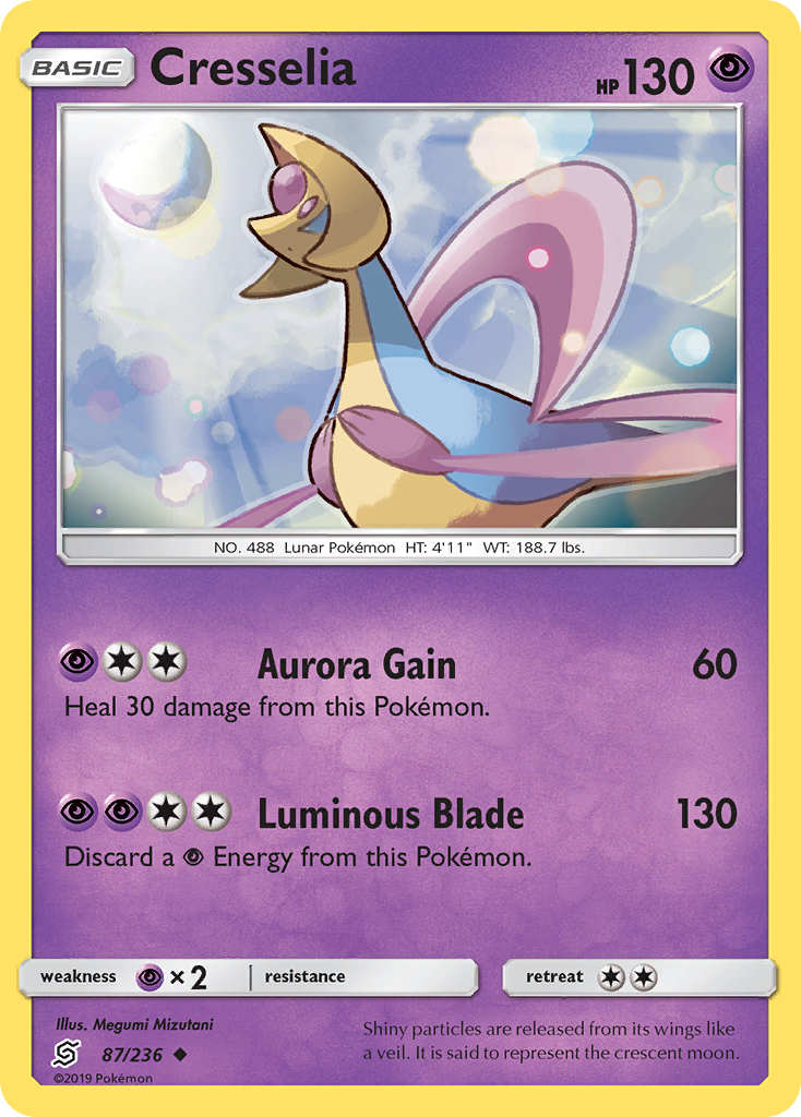 Cresselia (87/236) [Sun & Moon: Unified Minds] | Odin's Place
