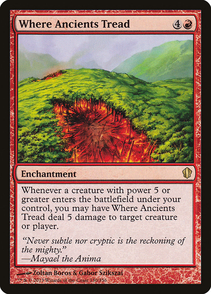 Where Ancients Tread (130) [Commander 2013] | Odin's Place