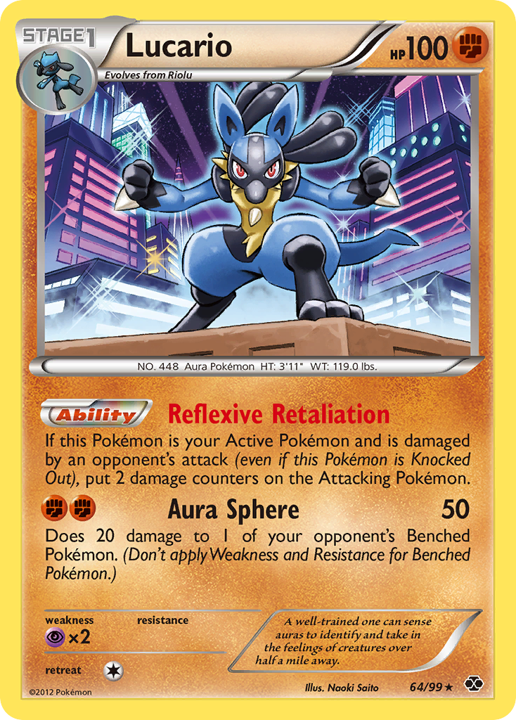 Lucario (64/99) [Black & White: Next Destinies] | Odin's Place