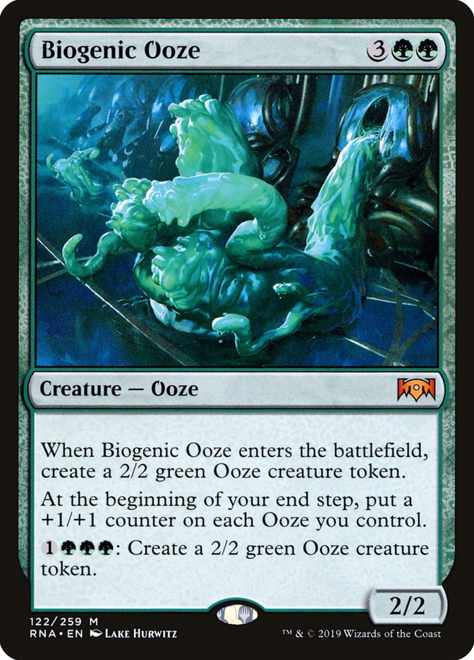 Biogenic Ooze (122) [Ravnica Allegiance] | Odin's Place