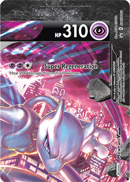 Mewtwo V-Union (SWSH160) [Sword & Shield: Black Star Promos] | Odin's Place