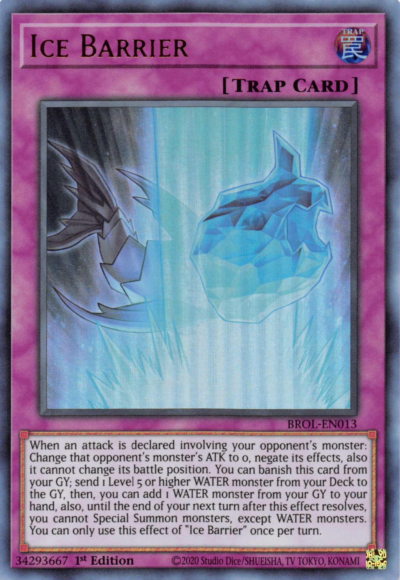 Ice Barrier [BROL-EN013] Ultra Rare | Odin's Place