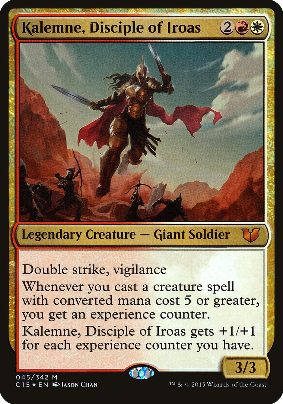Kalemne, Disciple of Iroas (45) (Oversized) [Commander 2015 Oversized] | Odin's Place