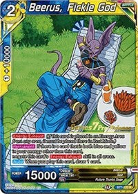 Beerus, Fickle God (BT7-120_PR) [Assault of the Saiyans Prerelease Promos] | Odin's Place